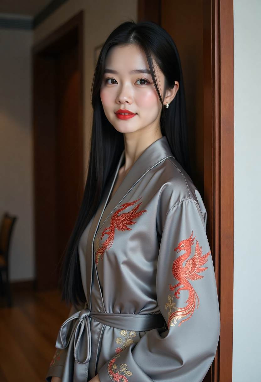窗边阅读的年轻女孩